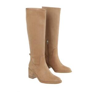 NEW MIIM women's juno block heel tall boot in sand